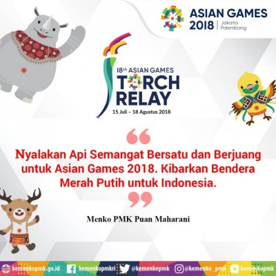 Asian Games 2018: Torch Relay - 20180718